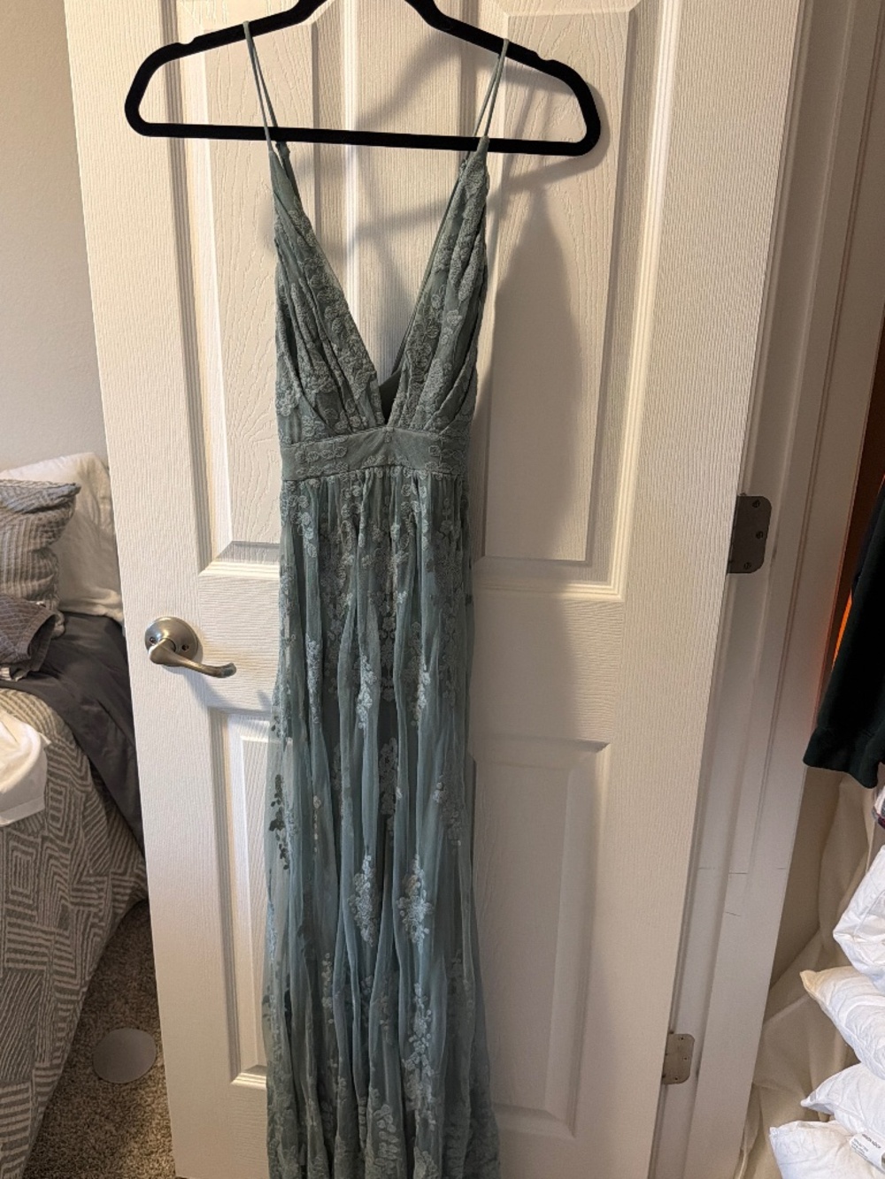Sage Lace Dress from Wishlist